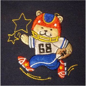 Tad Little - Navy Fleece Lined Sweat Shirt - 18M